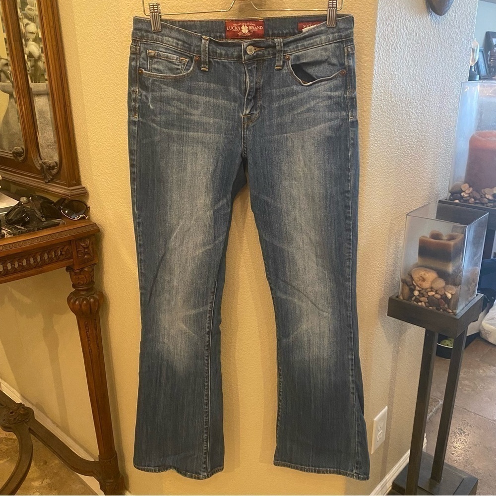 LUCKY BRAND Women Blue Sofia Boot Jeans Size 10/30